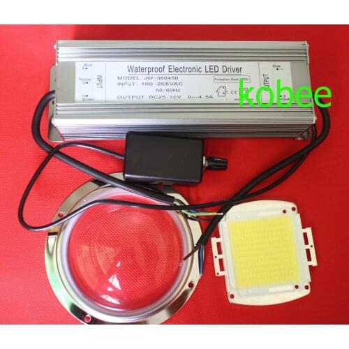 150W High Power LED & 150W Dimmable Driver & Lens Reflector Fixed Mount