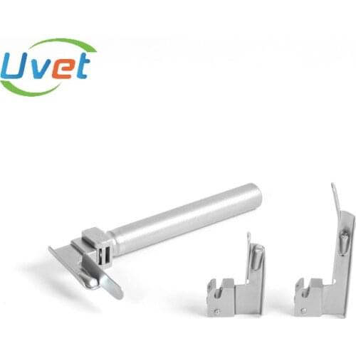 Uvet anesthesia child laryngoscope throat tracheal intubation fiber optic anesthesia 2 leaves LED Child anesthesia laryngoscope