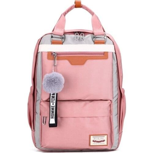 2021 New Waterproof Nylon Kids Backpack Girls For Middle School Students Travel Shoulder Backpacks Children Schoolbags Women Bag