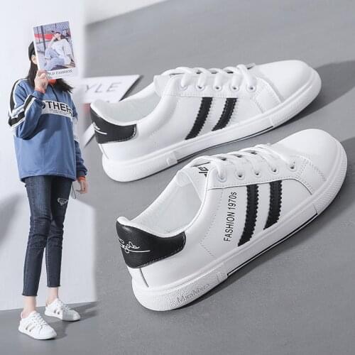 Women Sneakers Fashion Shoes Spring Trend Casual Flats Sneakers Female New Fashion Comfort White Vulcanized Platform Shoes