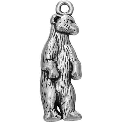 Animal polar bear lovely charms for jewelry making & for bracelets