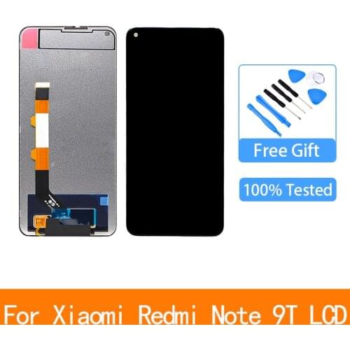 Original 6.53" for Xiaomi Redmi Note 9T LCD Display Touch screen Digitizer Assembly J22 LCD Fro Redmi Note 9t Screen Replacement