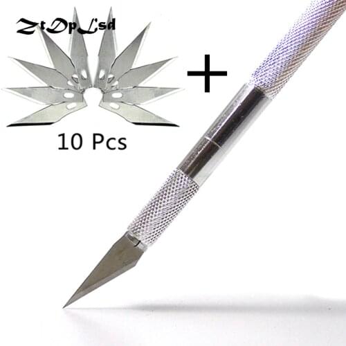 ZtDpLsd 11 Blades Wood Carving Fruit Food Craft Sculpture Engraving Knife Scalpel DIY Cutting Tool Repair Stationery Art Supplie