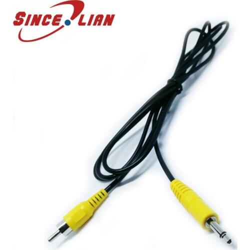SINCILIAN 10pcs 3.5mm Mono Male Plug To Single RCA Male Audio Video Cable Adapter Cord 1.5m Connect Line Audio Video Jack