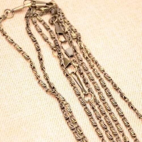 120cm Antique Brass Purse Chain Thin Metal Chain for Handbag 16pcs/lot