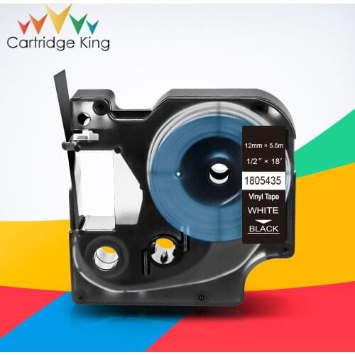 18443 18431 18444 Compatible DYMO Rhino IND Vinyl Label 1805435 18432 for Dymo Label Maker Rhino 4200,5000,5200 9/12mm Printer