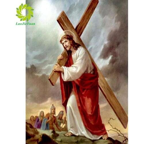 LaoJieYuan 5D DIY Diamond Mosaic Diamond Painting Cross Stitch Home Decor Picture Of Rhinestone Full Round Handmade Craft