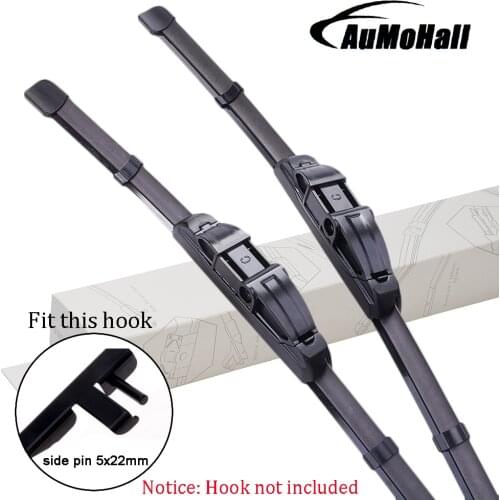 Car Windshield Blades Fit Side Pin Arm Front Window Frameless Wiper Blades 14"16"17"18"19"20"21"22"24"26" Universal