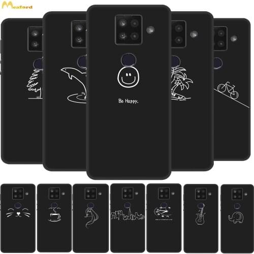 For Sharp Aquos Sense4 Plus Case Silicon Phone Cover For Sharp Aquos Sense3 Lite Case Aquos S2 Protective Shell Black TPU Bumper