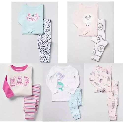 European G Home Girl Children Baby Four Seasons Pure Cotton Long Sleeve Jacket Pants Home Furnishing Serve Suit Twinset 18 - 5