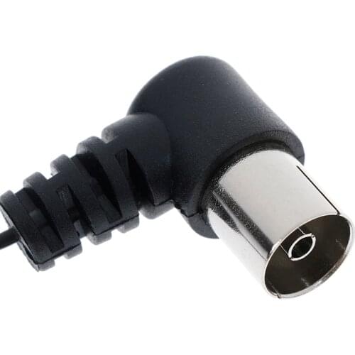 FM Antenna Female For Sound Natural Sound Stereo Receiver For FM Radio/ Hi-Fi/ DAB/ TV Indoor Use Black