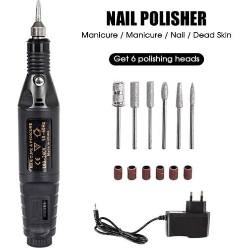 Electric Nail Drill Machine Manicure Pedicure Drill Set Nail File Electric Nail Drill Machine Pedicure Nail Equipment Tools Sets