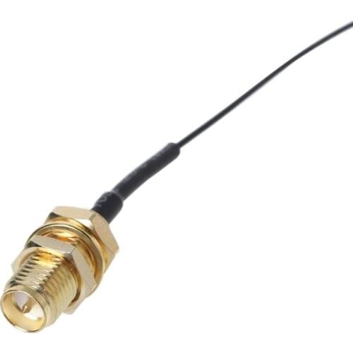 2x 6dBi M.2 IPEX MHF4 U.fl Cable to RP-SMA Wifi Antenna Signal Cable Set for intel AC 9260 9560 8265 8260 7265 7260 M.2