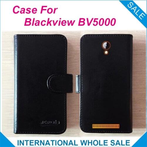 Hot! BV5000 Blackview Case 5.0Inch,New 2019 items Factory Price Flip Leather Exclusive Cover For Blackview BV5000 Case Tracking