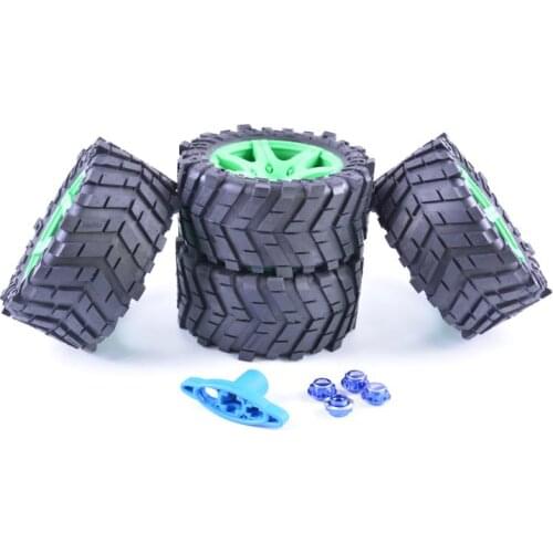 MadMax Wide Wheel Waterproof Wear Resistant Tire with Alloy Nut Adapter for 1/5 TRAXXAS X-MAXX 220X105mm