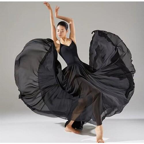 Girl Children Dance Performance Dress Elegant Classic Costumes Fashion Solid Color Thin Loose Sling Maxi Formal Stage Costumes