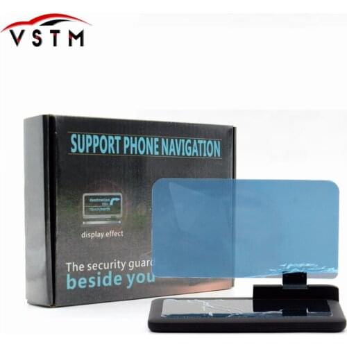 Car Windscreen Projector HUD Head Up Display Universal Mobile Phone Holder Multifunction For iPhone hud H6