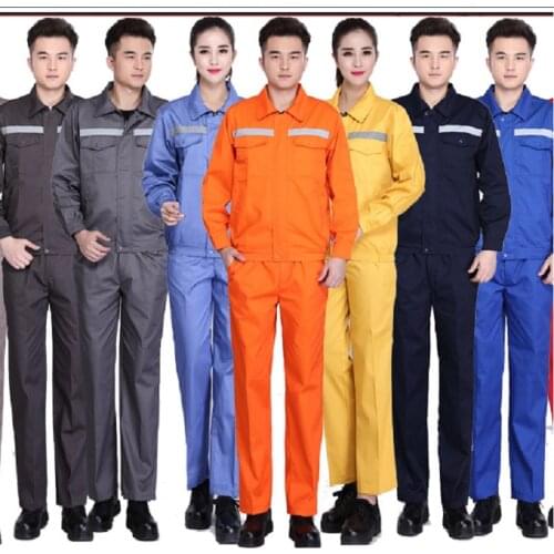 Working Clothing Workwear Clothes Men Women Long Sleeves Workmen Uniform Car Workshop Working Suit Mechanical Repairmen Coverall