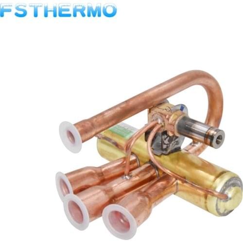 Solenoid valve air conditioning four way reversing valve with coil cold and warm air directional valve