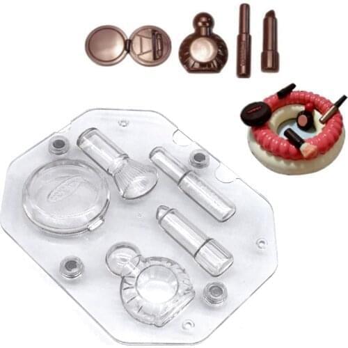 Stereo Cosmetics Chocolate Mold With Magnets Baking DIY Candy Jelly Fondant Cake Decorating Tools