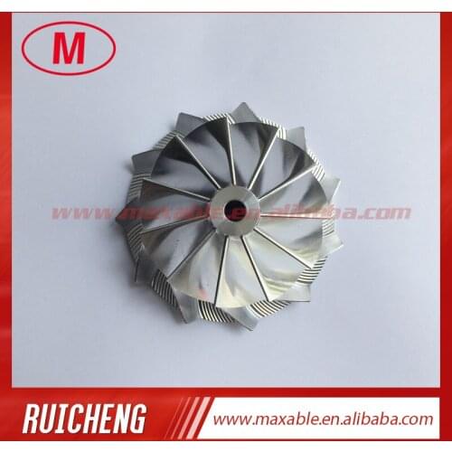 TD04HL 19T 49189-x 46.02/58.00mm 11+0 blades turbocharger high performance billet/milling/aluminum 2618 compressor wheel