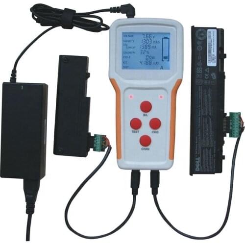 Universal portable RFNT2 RFNT3 laptop notebook battery tester RFNT2 RFNT3 test charge two battery channels