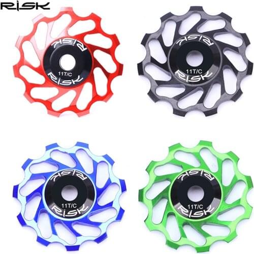MTB Bicycle Rear Derailleur Jockey Wheel Ceramic Bearing Aluminum Pulley Bicycle Guide Roller Idler 4/5/6mm Jockey Wheel