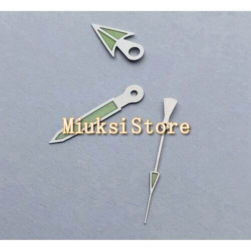 Green Luminous Watch Hands needle Fit Seiko NH35 NH36 automatic movement