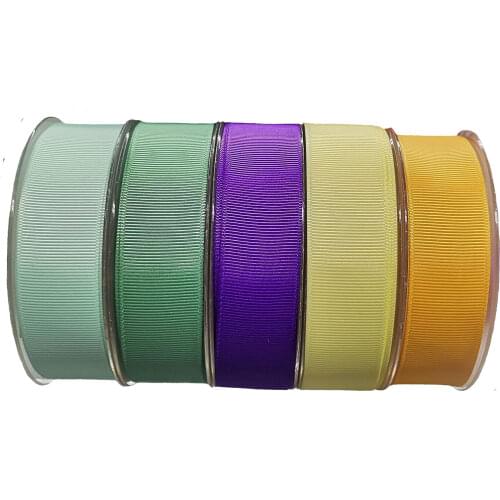 [IuBuFiGo] 1" Grosgrain Ribbon 25mm Wedding Solid Color Arts Crafts & Sewing Ribbon 100yard/roll/lot