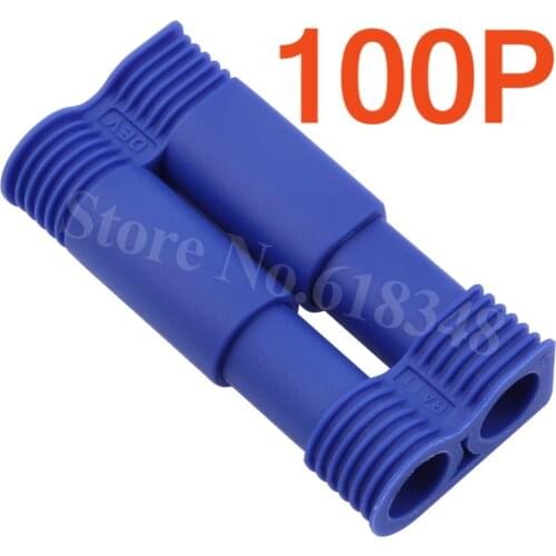 100 Set EC5 Connectors Banana Plug Female Male 5mm 5.0mm Gold Bullet For ESC LIPO Battery Device Electric Motor Cable Wire