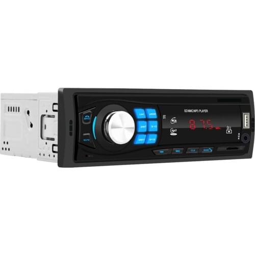 12V Universal Car Bluetooth MP3 Player TF/USB/AUX-in/BT Audio Player USB Interface 87.5-108Mhz FM radio Built-in smart BT chip