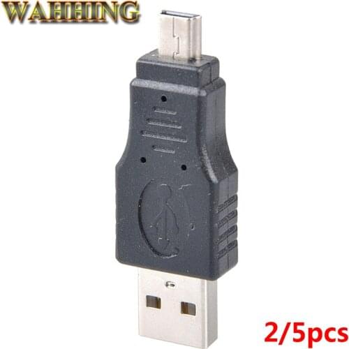 2pcs/5pcs New USB 2.0 A male To Mini USB B 5 Pin Male Plug Cable adapter Connector HY580