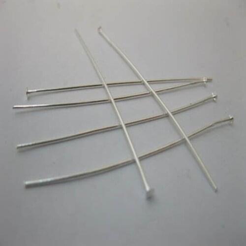 200Pcs Golden Silver Bronze Metal Flat Head Pins Needles DIY Jewelry Findings Making Accessories 50mm Long