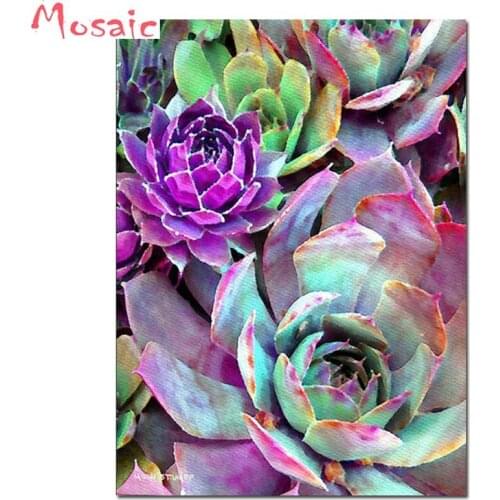 Diamond Embroidery Succulent aloe Home Decoration Diamond Painting Picture Of Rhinestones Diamond Mosaic Picture Beading Hobby