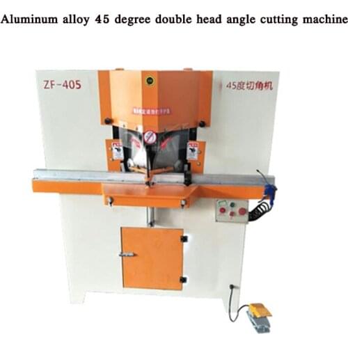 Aluminum alloy 45 degree double head angle cutting machine double head saw high precision miter saw aluminum machine