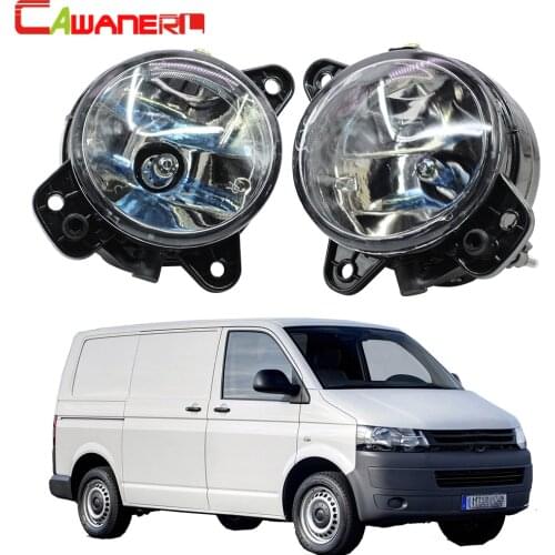 Cawanerl Car Fog Light 100W 9006 HB4 Halogen Bulb DRL 12V Styling For Volkswagen Transporter Crafter Polo Skoda Fabia Roomster