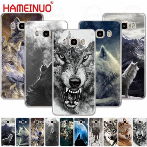 Wolf animal cover phone case for Samsung Galaxy J1 J2 J3 J5 J7 MINI ACE 2016 2015 prime