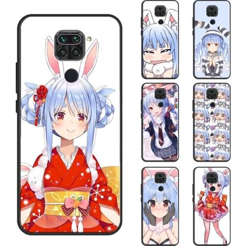 Usada Pekora Hololive Anime Case For Xiaomi Redmi Note 10 Pro Note 8 9S 8T Note 9 Pro Coque For Redmi 9T 9C 9A 7A 8A