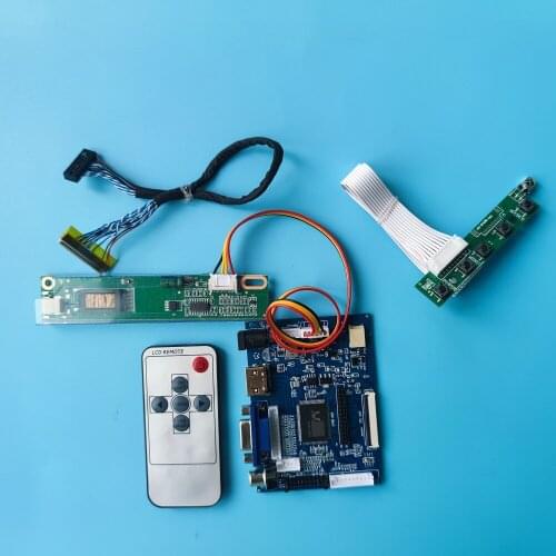 Kit Work for LTN160AT02 1366x768 driver panel remote AV 30pin HDMI VGA monitor SCREEN 2AV DIY LVDS LCD Controller Board