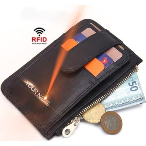 Korean version of the trendy leather card holder card holder multi-function small coin purse