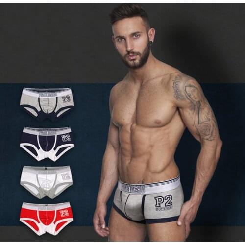 Pink Hero Brand Mens Underwear Boxers Knickers Mens Boxer Shorts Sexy Underpants Male Underwear Men Cueca Masculina Boxer Homme