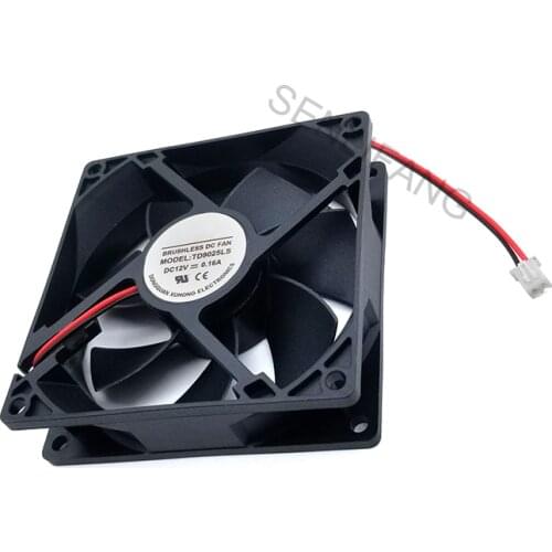 NEW TD9025LS DC 12V 0.16A hydraulic mute cooling fan 90*90*25MM 2pin