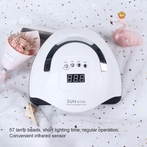 Professional UV LED Lamp For Nails Dryer 57LED Nail Lamp 4-speed For Manicure Gel Nail Lamp Drying Lamp For Gel Varnish