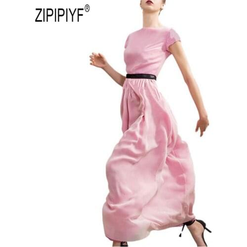 Holiday Style Fashion 2019 Autumn Women Dresses O Neck Short Sleeve Mid Waist Ball Gown Beach Dresses Street Casual Dress Z2709