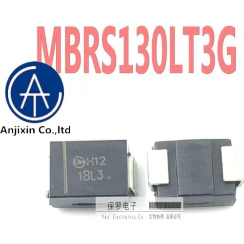 10pcs 100% orginal new Schottky diode MBRS130LT3G MBRS130 silk screen 1BL3 30V/1A SMB new real stock