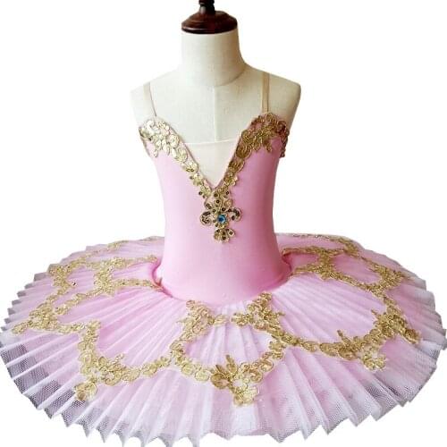 2020 New Songyuexia professional ballet dress dance sequins swan lake ballet tutu dressn white and pink