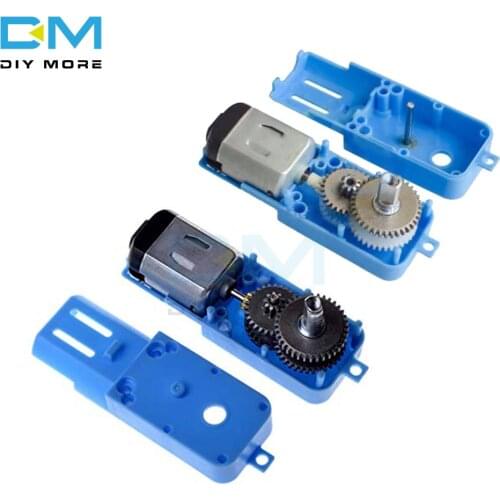 3V-6V Deceleration Ratio 1:90 Half/Full Metal Gear Robot Intelligent Vehicle Speed Reducer Motor Single Shaft Superior 110RPM