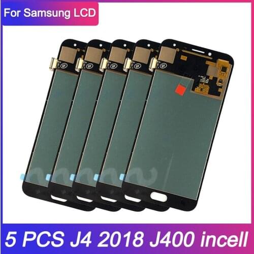 5 piece/lot Incell For samsung Galaxy J4 J400F J400 400F J400H J400G Touch Digitizer Assembly Display For Samsung J4 2018