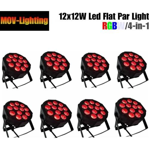 8pcs/lot Product 18X12W led Par light RGBW 4in1 professional stage dj equipment