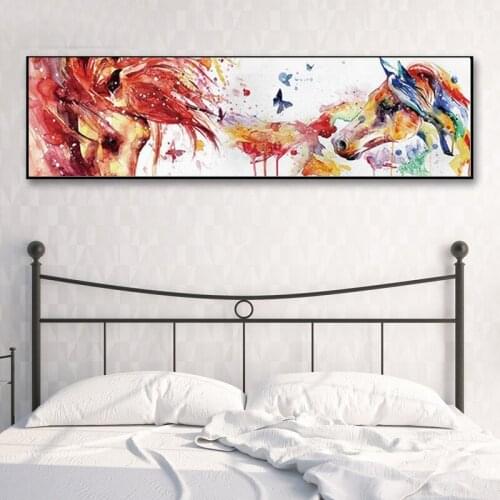 Large horse diamond painting diy 5d diamond embroidery mosaic canvas painting banner home decor mazayka wall painting YG1289